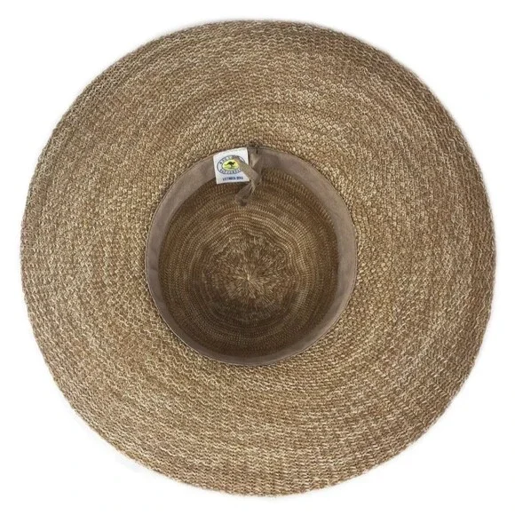 Wallaroo Hat Company "Victoria" Diva Wide Brim Straw Hat Womens OSFM - Picture 5 of 11